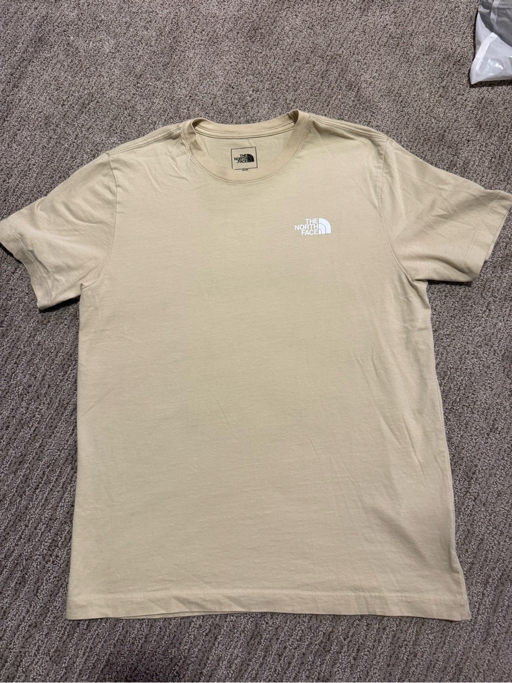 The North Face Men's Short-Sleeve Logo Tee in Tan
